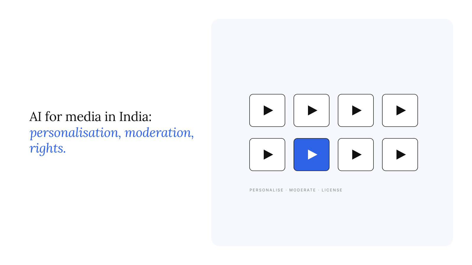 AI for media in India: personalisation, moderation and rights