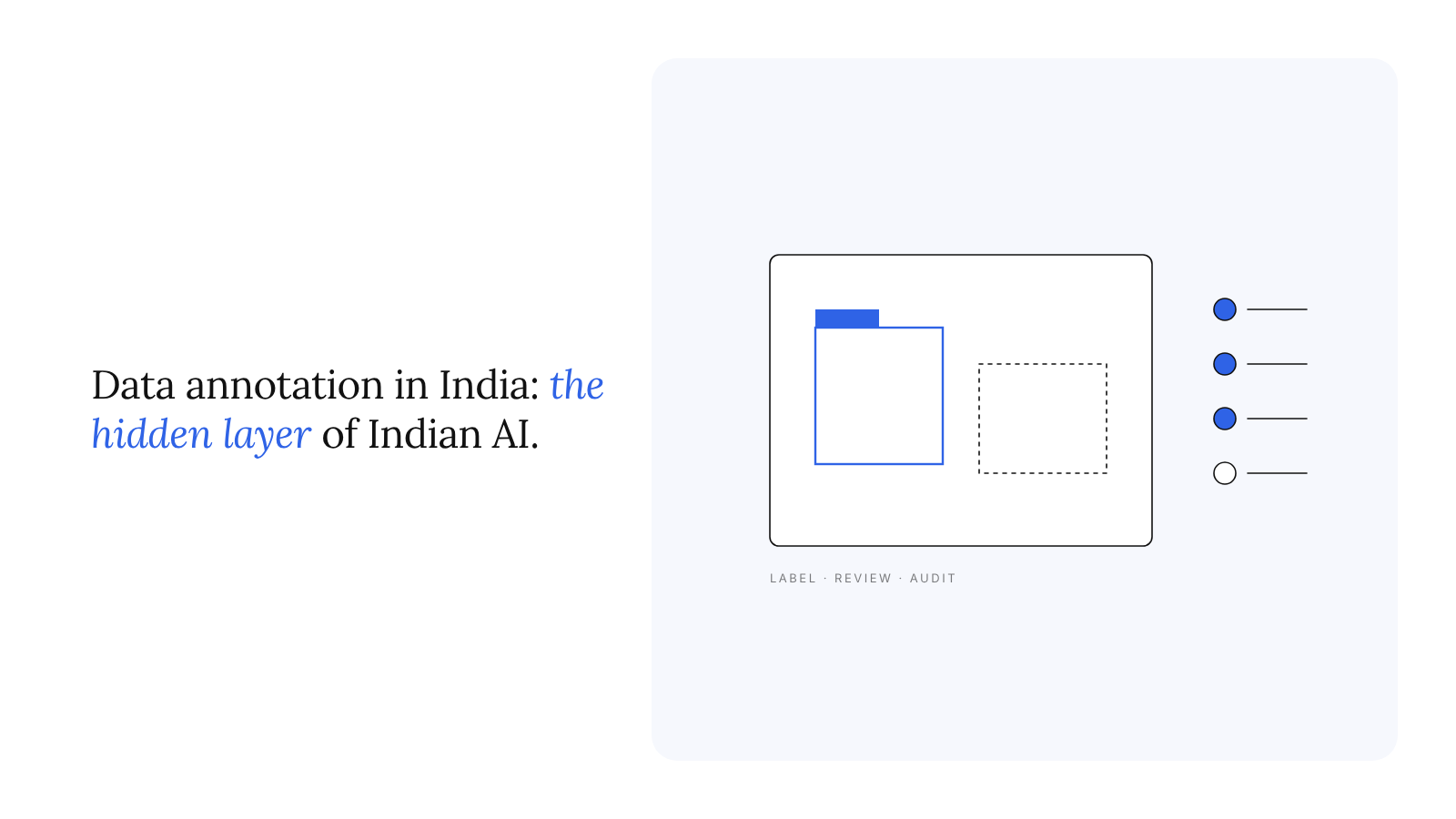 Data annotation in India: the hidden data operations layer of Indian AI