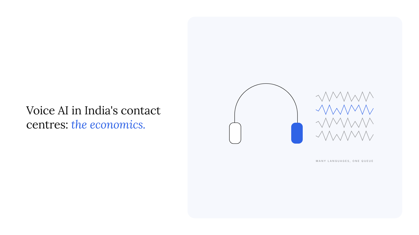 Voice AI in India’s contact centres: languages, accents and the economics